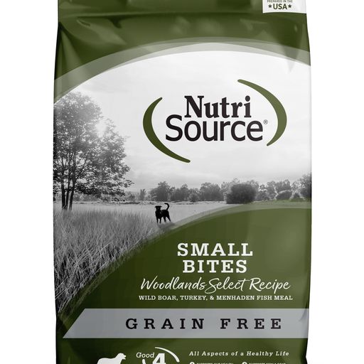 NutriSource Grain Free Select Small Bite Boar Dry Dog Food 5 lbs