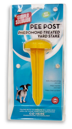 Simple Solution Pheromone Infused Pee Post Outdoor Dog Training Aid