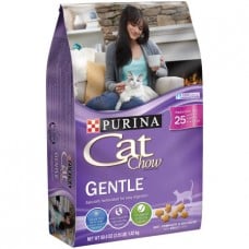 Purina Cat Chow Gentle Dry Cat Food  Sensitive Stomach + Skin  3.15 lb. Bag