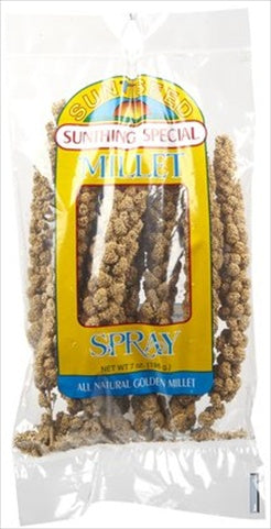 Sunseed® Golden Millet Spray Natural Birds Treats 7 Oz