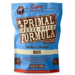 Primal Freeze Dried Duck Dog Food, 14 oz