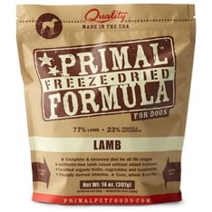 Primal Pet Foods Grain-Free Lamb Formula Freeze Dried Dog Food, 5.5 oz