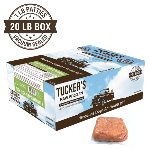 Tucker’s Frozen Duck & Pumpkin 20lb