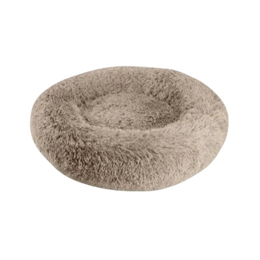 Arlee Warmly Shaggy Donut Taupe 28x28x8In