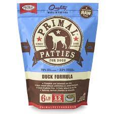 Primal Pet Foods   Canine Duck Formula Patties, 6 Lb,