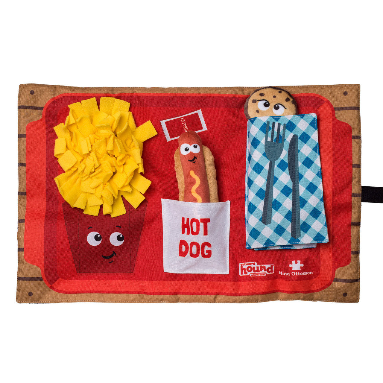 Outward Hound Activity Matz Fast Food Fun Dog Puzzle Mat