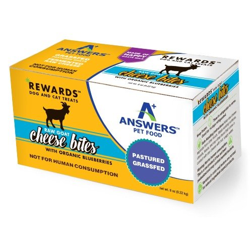 Answers Frozen Rewards Dog and Cat Cheese Bites with Blueberries 8oz