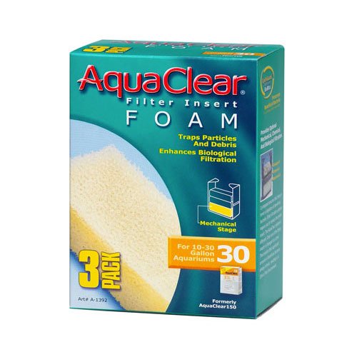Aqua Clear 30 (150) Foam Filter - 3Pk