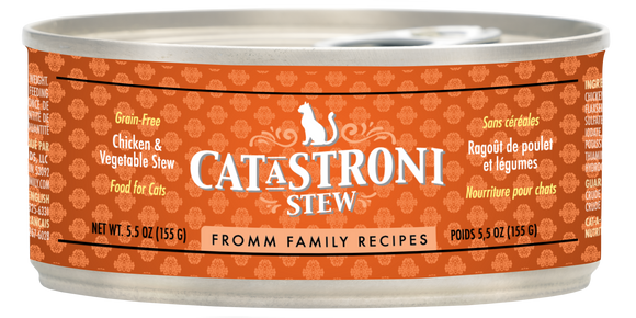 Fromm Family Recipes Cat-A-Stroni™ Chicken & Vegetable Stew Food for Cats 5.5 oz