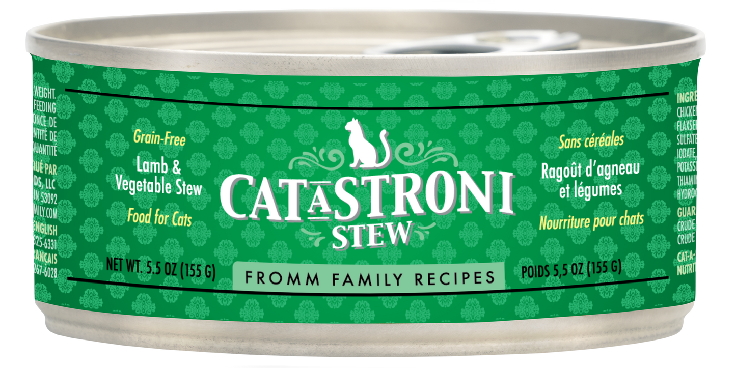 Fromm Family Recipes Cat-A-Stroni™ Lamb & Vegetable Stew Food for Cats 5.5 oz