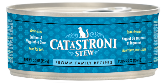 Fromm Family Recipes Cat-A-Stroni™ Salmon & Vegetable Stew Food for Cats 5.5 oz