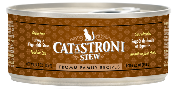 Fromm Family Recipes Cat-A-Stroni™ Turkey & Vegetable Stew Food for Cats 5.5 oz