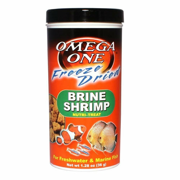 Omega One Freeze-Dried Brine Shrimp Nutri-Treat - 1.28 oz