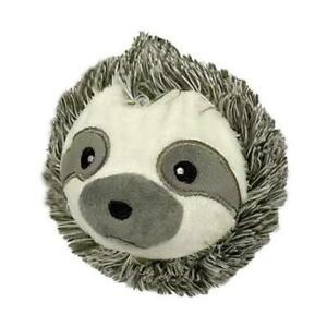 Petlou 4   Sloth Ball Dog Toy One Size Grey