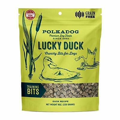 Polkadog Lucky Duck Dog Training Treats – All-natural Bits, Pet Treats 8 oz