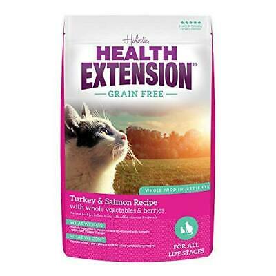 Health Extension Grain Free Turkey & Salmon Recipe Dry Cat Food, 1-pound
