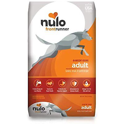 Nulo Frontrunner Turkey, Trout, & Spelt Dry Dog Food, 23 lb
