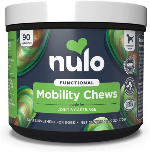 Nulo Mobility Joint & Cartilage Soft Chew Supplements for Dogs (90 Count) (B09JV4FJBQ)