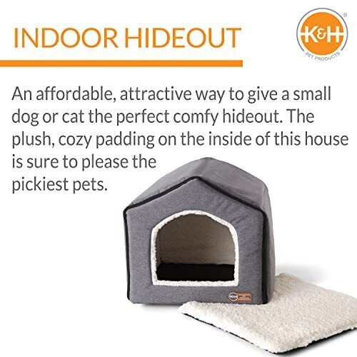 K&H Pet Products Grey Indoor Pethouse.