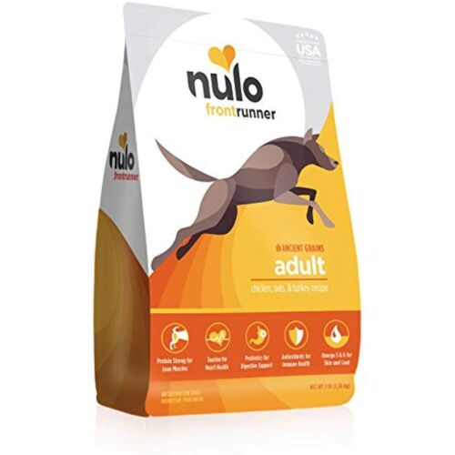 Nulo Frontrunner Dry Dog Food for Adult Dogs - Grain Inclusive Recipe with