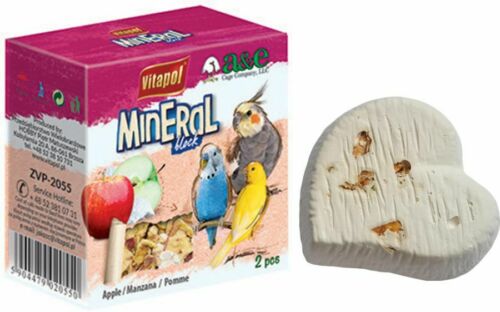 A&E Cage Vitapol Small Mineral Block for Birds Apple Infused