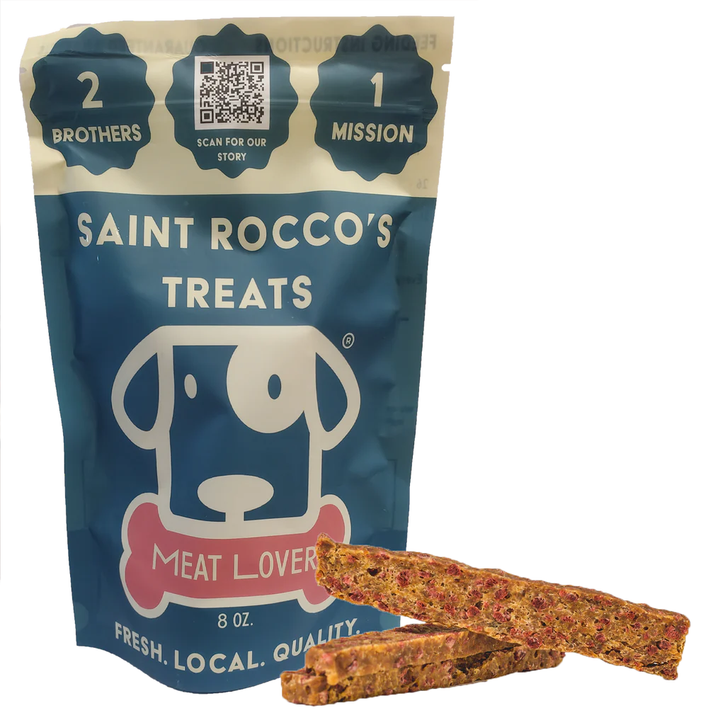 Saint Rocco’s Meat Lover Recipe Jerky Dog Treats 3oz