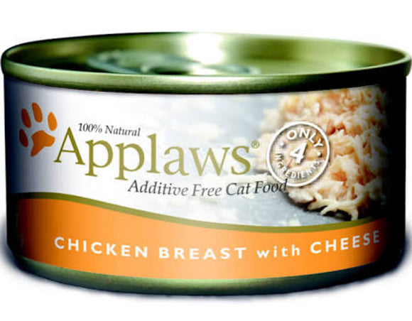 Applaws Canned Cat Food 2.47oz Chicken Cheese