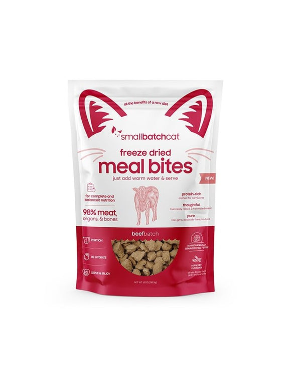 Smallbatch Cat Freeze Dried | Beef Meal Bites 10 oz