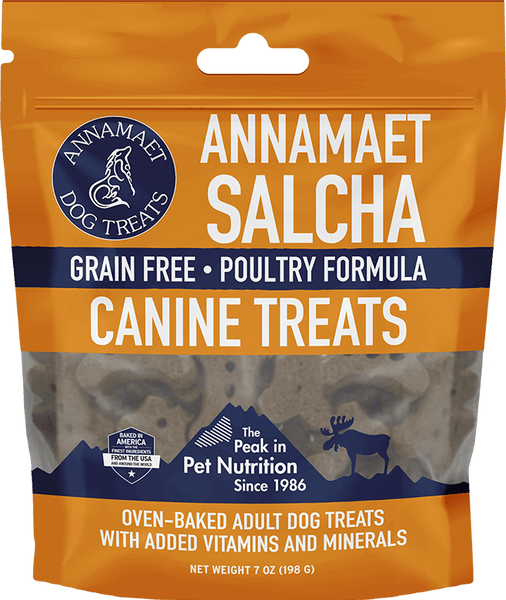 Annamaet Grain Free Salcha Poultry Formula Dog Treats 7oz