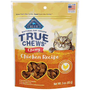 True Chews Chewy Chicken Cat Treats 3oz