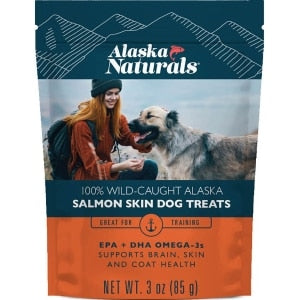 Alaska Natural Salmon Skin Treats 3oz