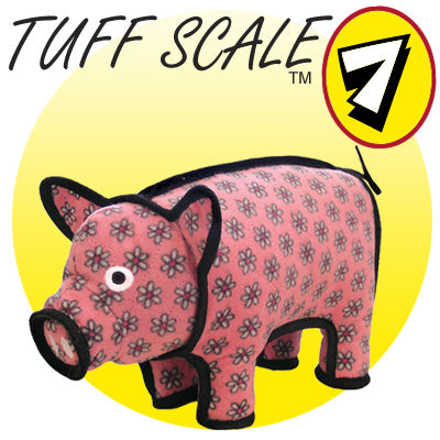 Tuffy Barnyard Pig Durable Dog Toy