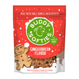 Cloud Star Buddy Softies Soft & Chewy Holiday Treats with Gingerbread 6oz