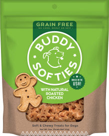 Cloud Star Buddy Biscuits Softies Soft & Chewy Grain Free Dog Treats, Roasted Chicken, 5 oz. Pouch`