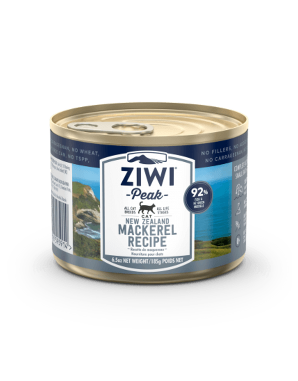 ZiwiPeak Canned Cat Food Mackerel 6.5 oz